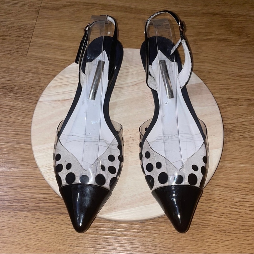 Good used condition Sophia webster polka dot sandal…